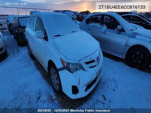 2T1BU4EE6CC816133 2012 Toyota Corolla Ce