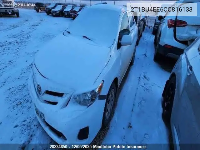 2T1BU4EE6CC816133 2012 Toyota Corolla Ce