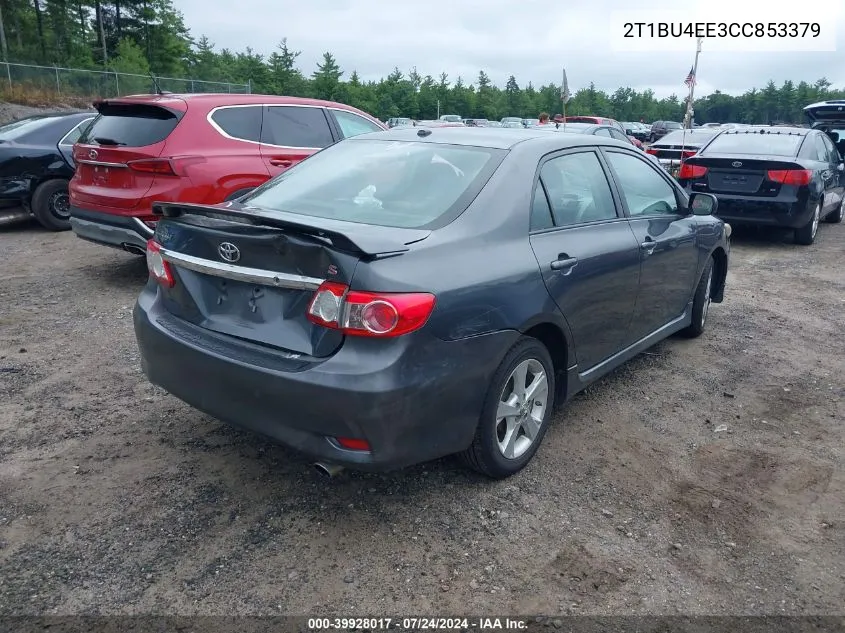 2T1BU4EE3CC853379 2012 Toyota Corolla S/Le