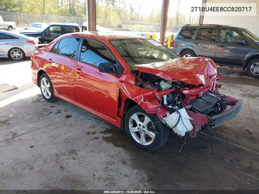2T1BU4EE8CC820717 2012 Toyota Corolla S