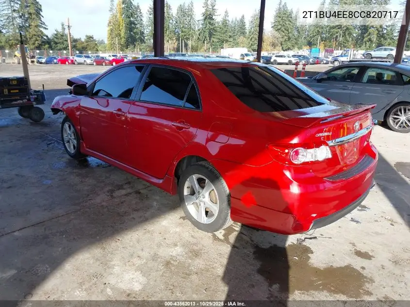 2T1BU4EE8CC820717 2012 Toyota Corolla S