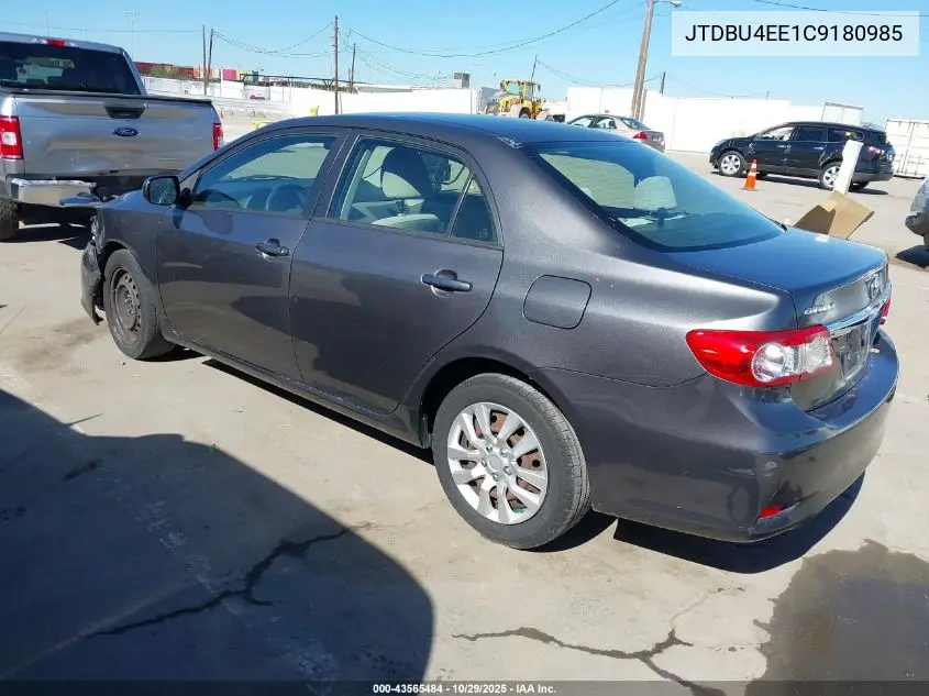 JTDBU4EE1C9180985 2012 Toyota Corolla Le