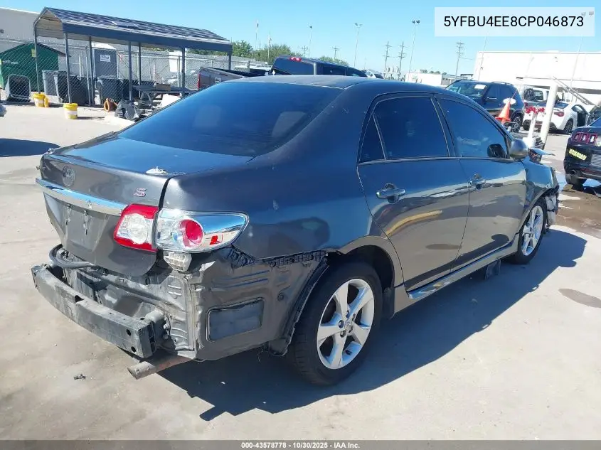 5YFBU4EE8CP046873 2012 Toyota Corolla S