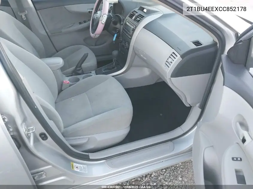 2T1BU4EEXCC852178 2012 Toyota Corolla L