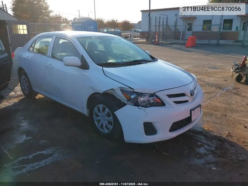 2T1BU4EE9CC870056 2012 Toyota Corolla L