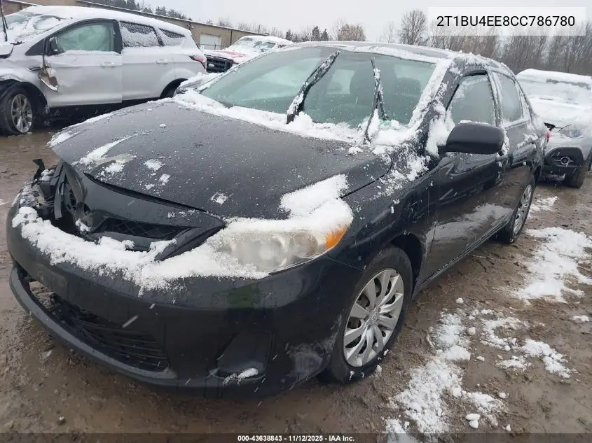 2T1BU4EE8CC786780 2012 Toyota Corolla Le