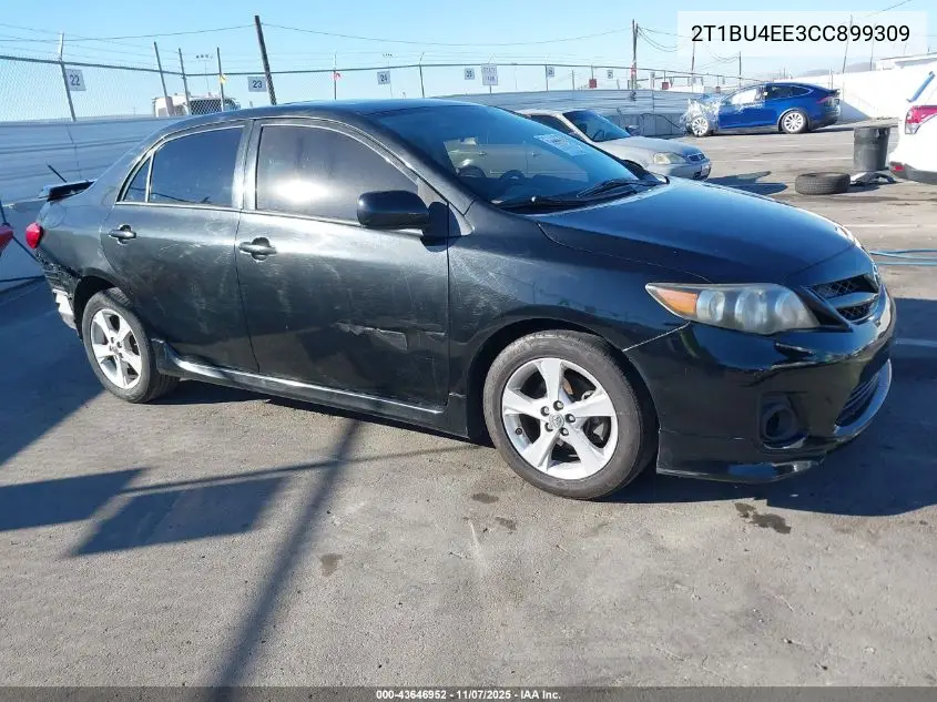 2T1BU4EE3CC899309 2012 Toyota Corolla S