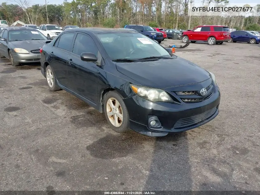 5YFBU4EE1CP027677 2012 Toyota Corolla S