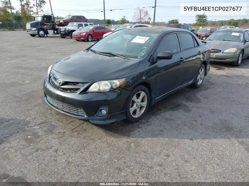 5YFBU4EE1CP027677 2012 Toyota Corolla S