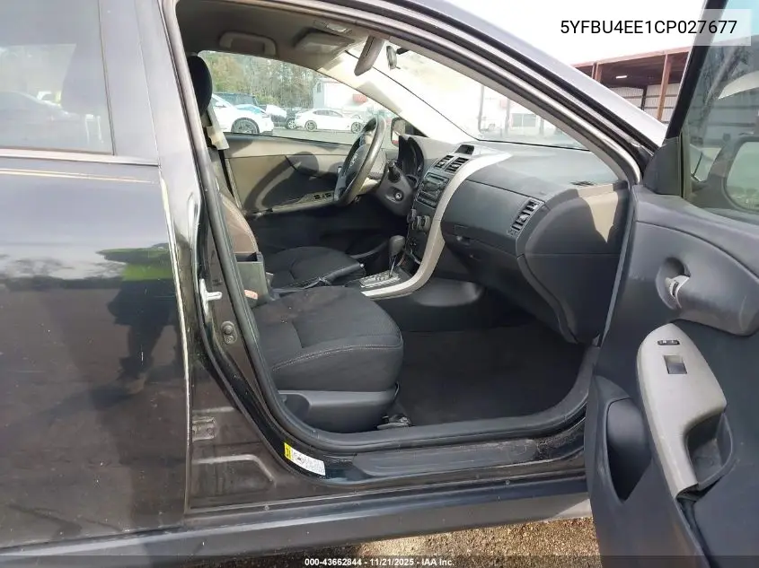 5YFBU4EE1CP027677 2012 Toyota Corolla S