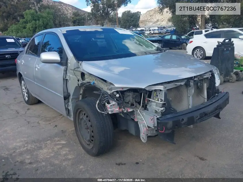 2T1BU4EE0CC767236 2012 Toyota Corolla Le