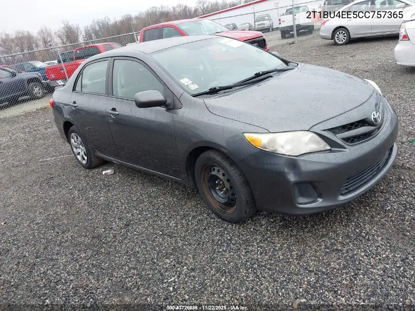 2T1BU4EE5CC757365 2012 Toyota Corolla Le