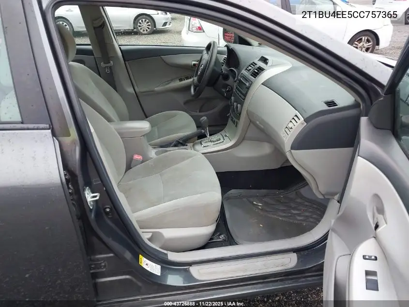 2T1BU4EE5CC757365 2012 Toyota Corolla Le