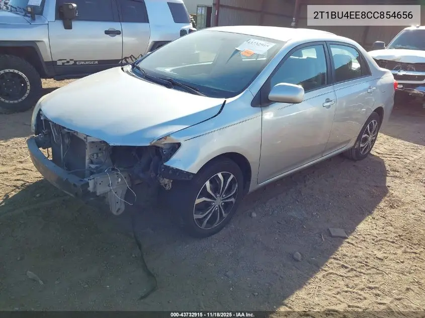 2T1BU4EE8CC854656 2012 Toyota Corolla Le