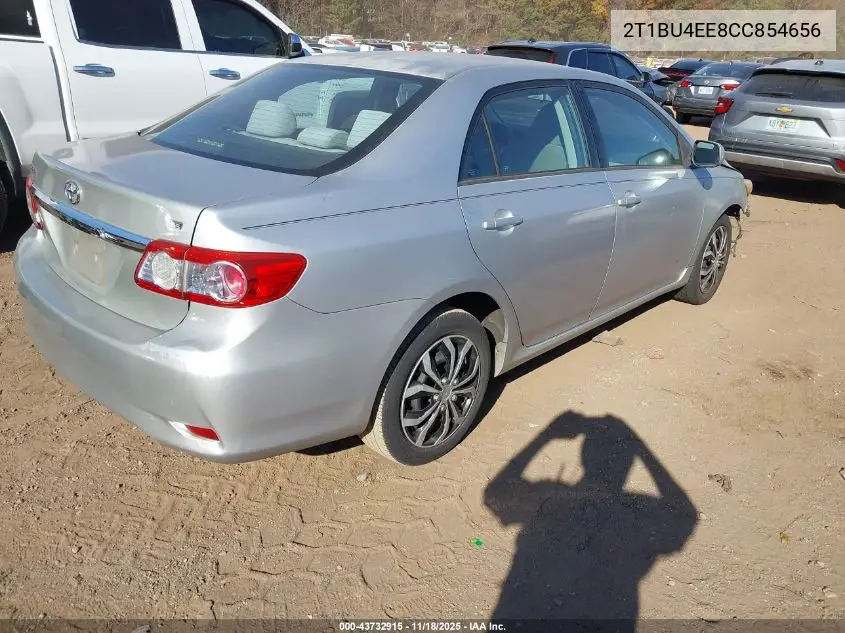 2T1BU4EE8CC854656 2012 Toyota Corolla Le