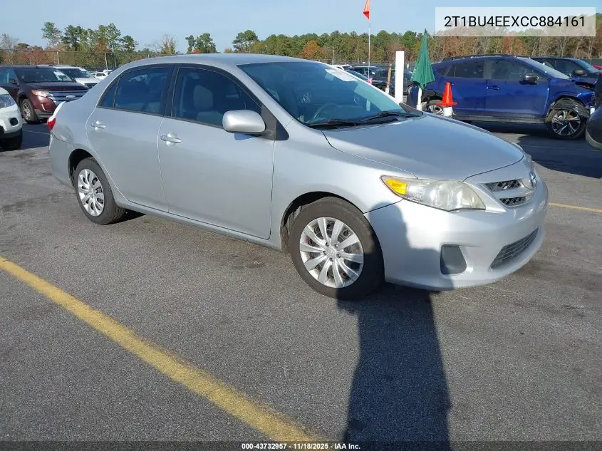 2T1BU4EEXCC884161 2012 Toyota Corolla Le
