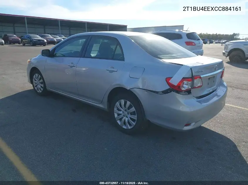 2T1BU4EEXCC884161 2012 Toyota Corolla Le
