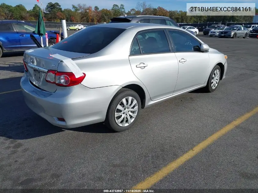 2T1BU4EEXCC884161 2012 Toyota Corolla Le
