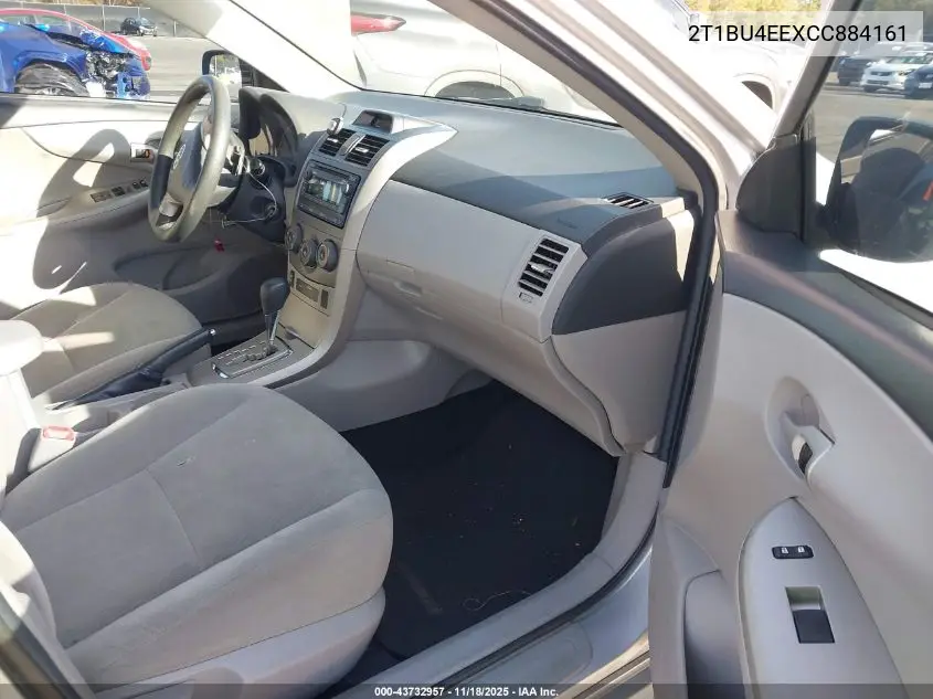 2T1BU4EEXCC884161 2012 Toyota Corolla Le