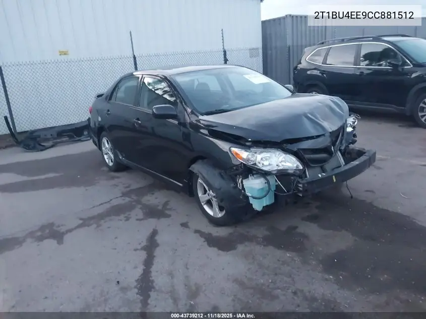 2T1BU4EE9CC881512 2012 Toyota Corolla S