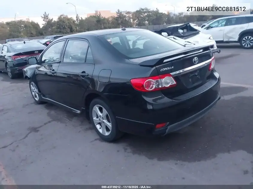 2T1BU4EE9CC881512 2012 Toyota Corolla S