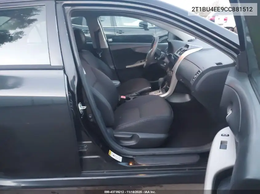 2T1BU4EE9CC881512 2012 Toyota Corolla S