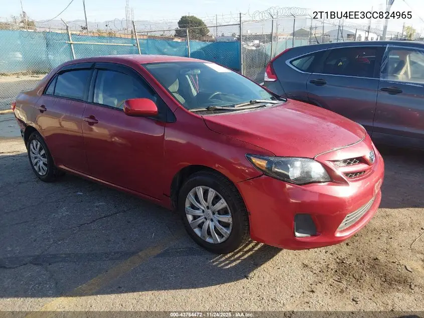 2T1BU4EE3CC824965 2012 Toyota Corolla Le