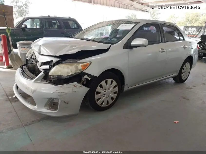 JTDBU4EE1C9180646 2012 Toyota Corolla Le