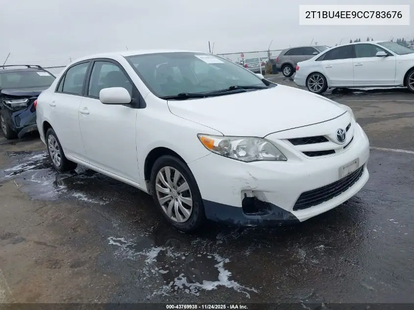 2T1BU4EE9CC783676 2012 Toyota Corolla Le