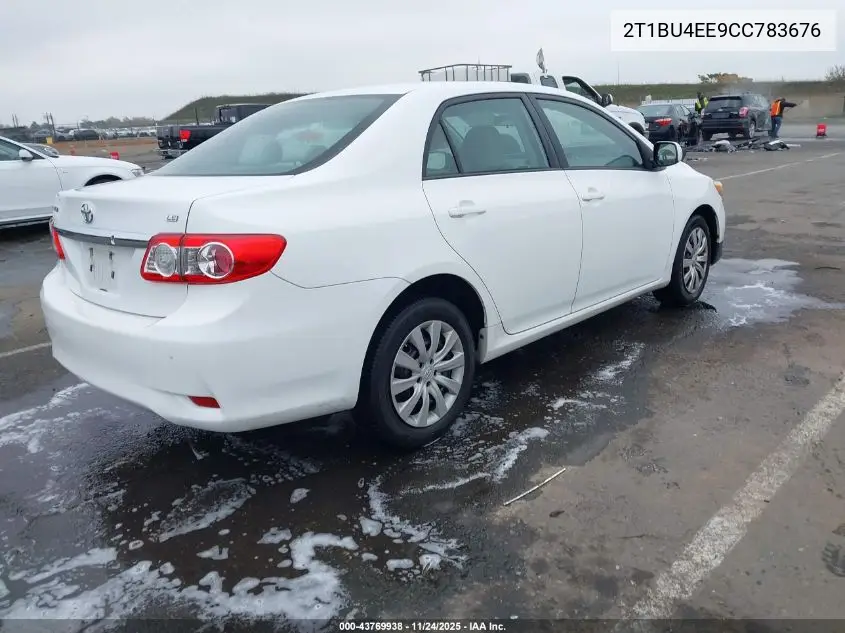 2T1BU4EE9CC783676 2012 Toyota Corolla Le