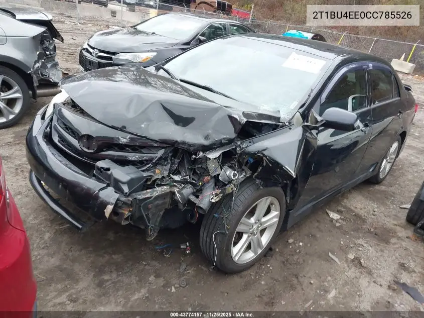 2T1BU4EE0CC785526 2012 Toyota Corolla S