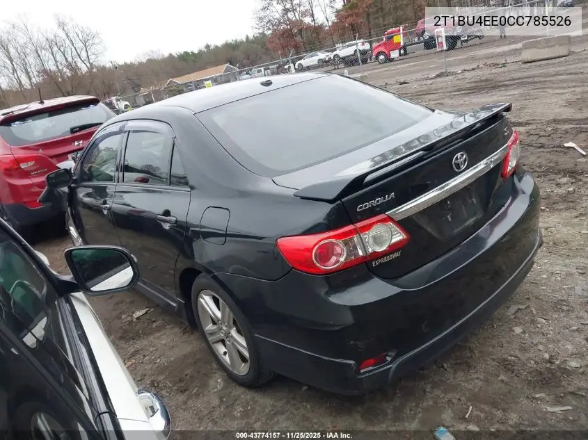 2T1BU4EE0CC785526 2012 Toyota Corolla S
