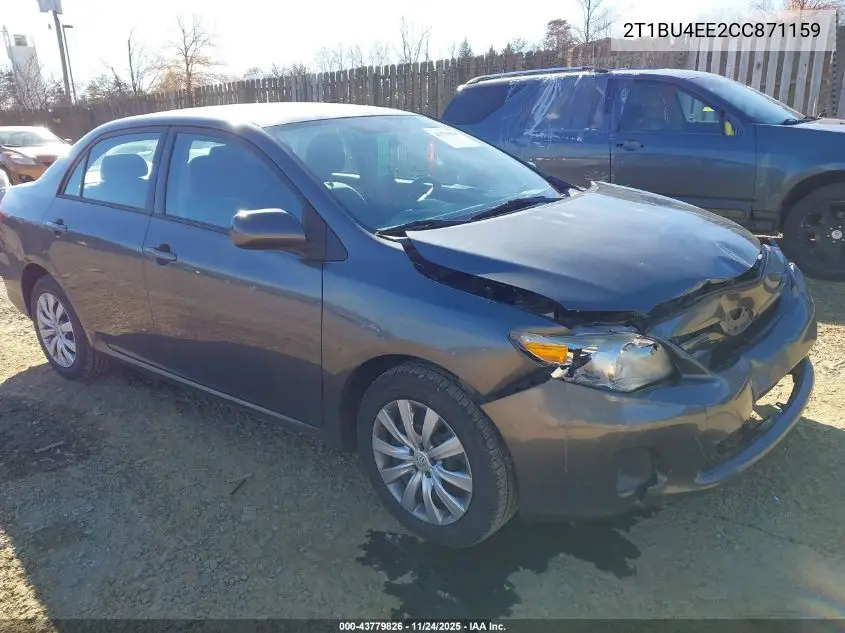 2T1BU4EE2CC871159 2012 Toyota Corolla Le