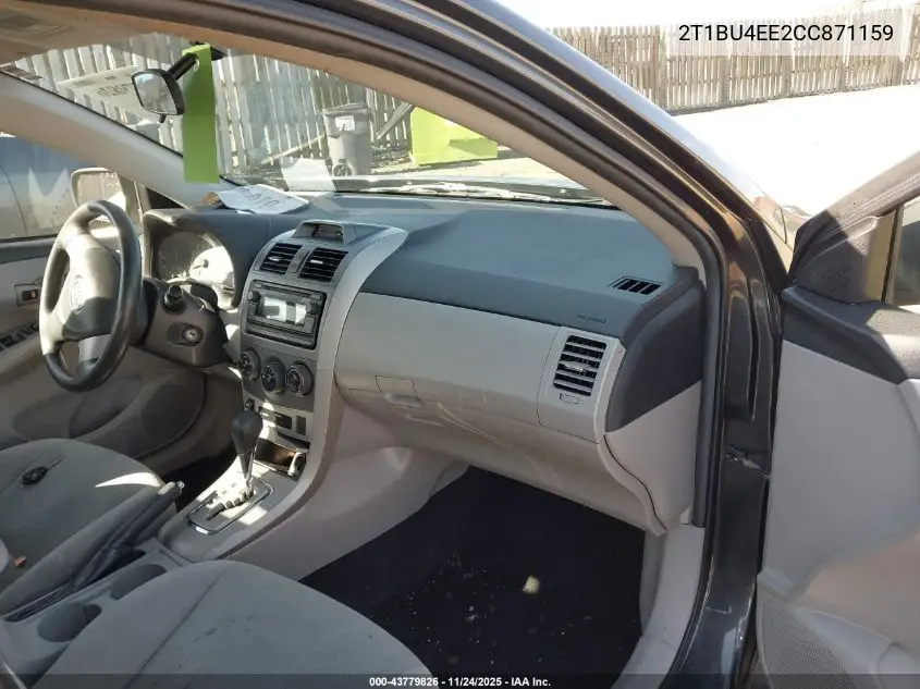 2T1BU4EE2CC871159 2012 Toyota Corolla Le