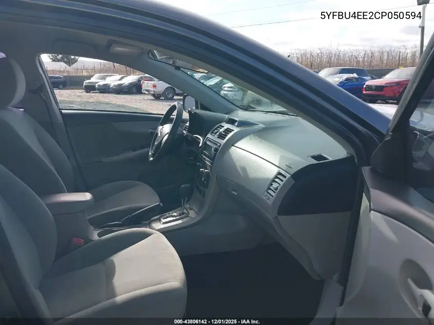 5YFBU4EE2CP050594 2012 Toyota Corolla Le