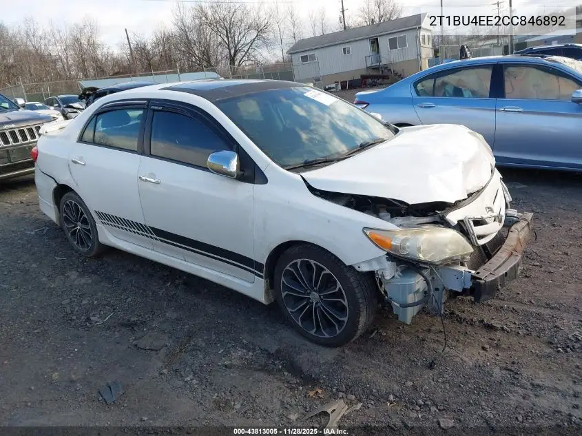 2T1BU4EE2CC846892 2012 Toyota Corolla S