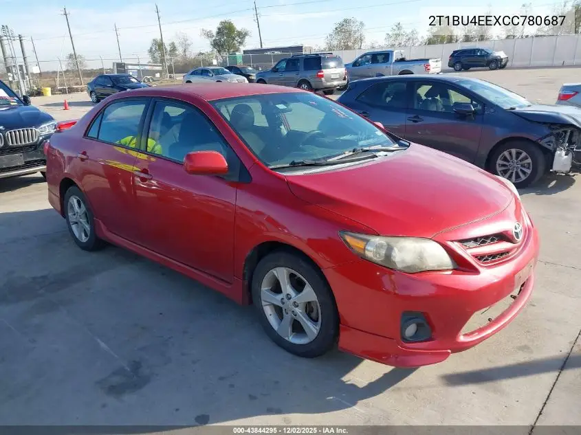 2T1BU4EEXCC780687 2012 Toyota Corolla S