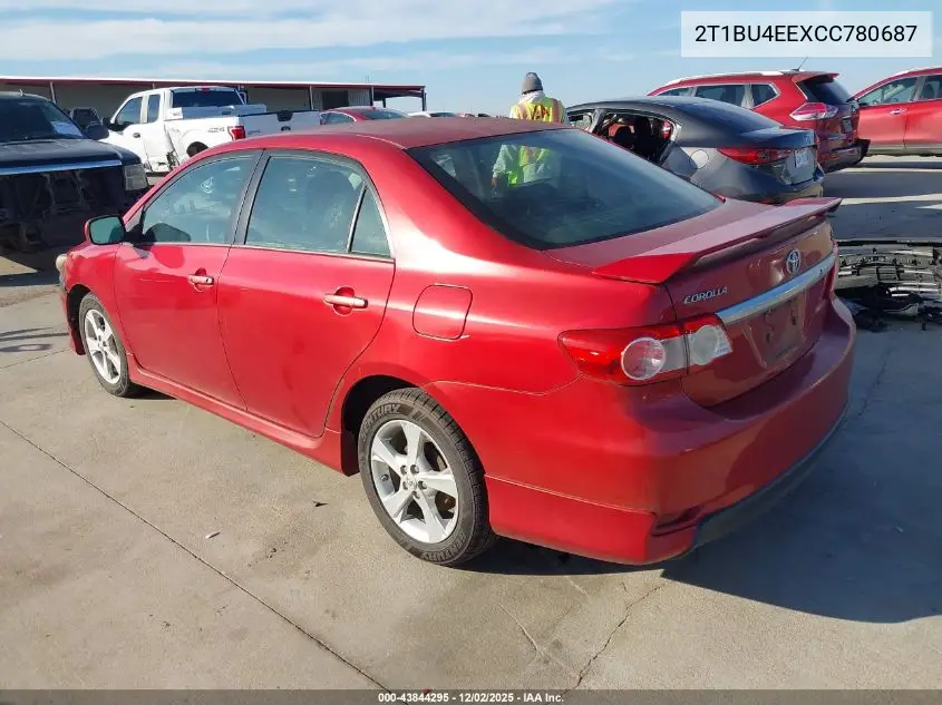 2T1BU4EEXCC780687 2012 Toyota Corolla S