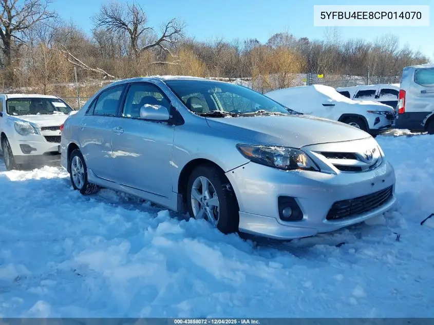5YFBU4EE8CP014070 2012 Toyota Corolla S