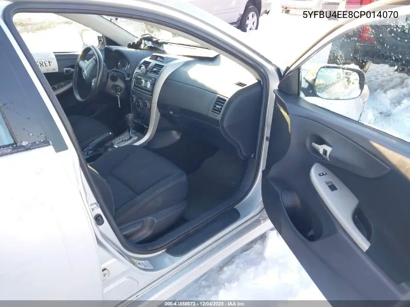 5YFBU4EE8CP014070 2012 Toyota Corolla S