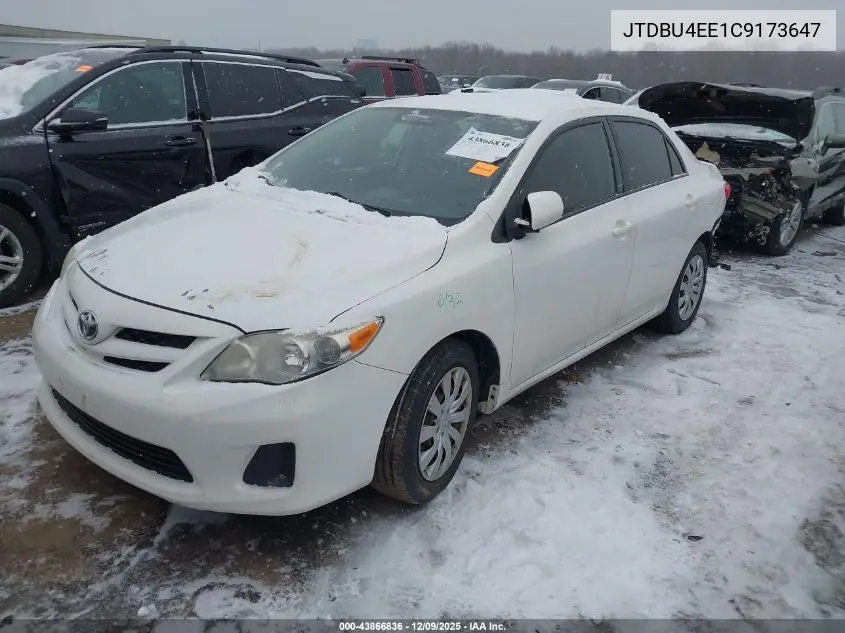 JTDBU4EE1C9173647 2012 Toyota Corolla Le