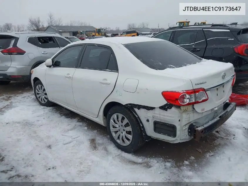 JTDBU4EE1C9173647 2012 Toyota Corolla Le