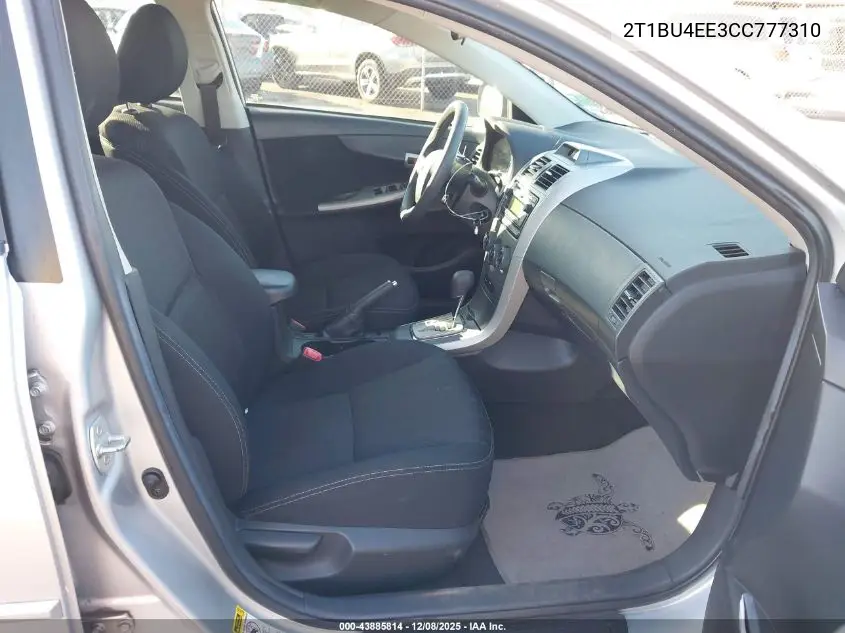 2T1BU4EE3CC777310 2012 Toyota Corolla S