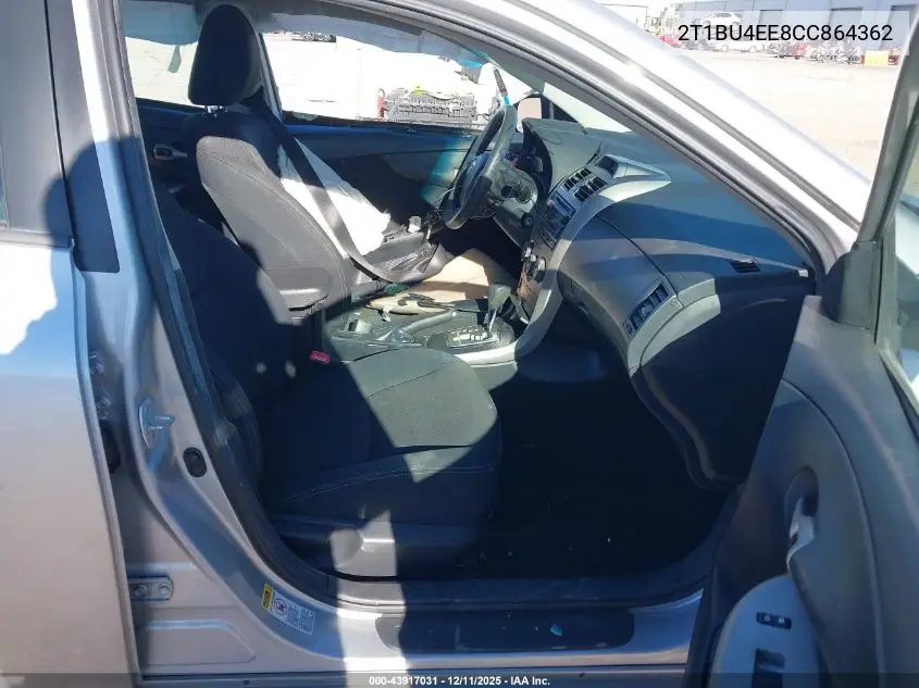 2T1BU4EE8CC864362 2012 Toyota Corolla S
