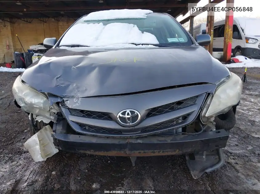 5YFBU4EE4CP056848 2012 Toyota Corolla Le