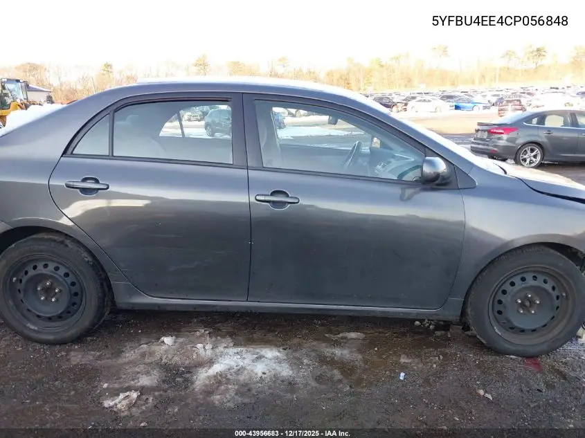 5YFBU4EE4CP056848 2012 Toyota Corolla Le