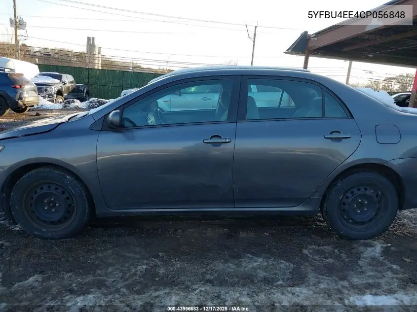 5YFBU4EE4CP056848 2012 Toyota Corolla Le