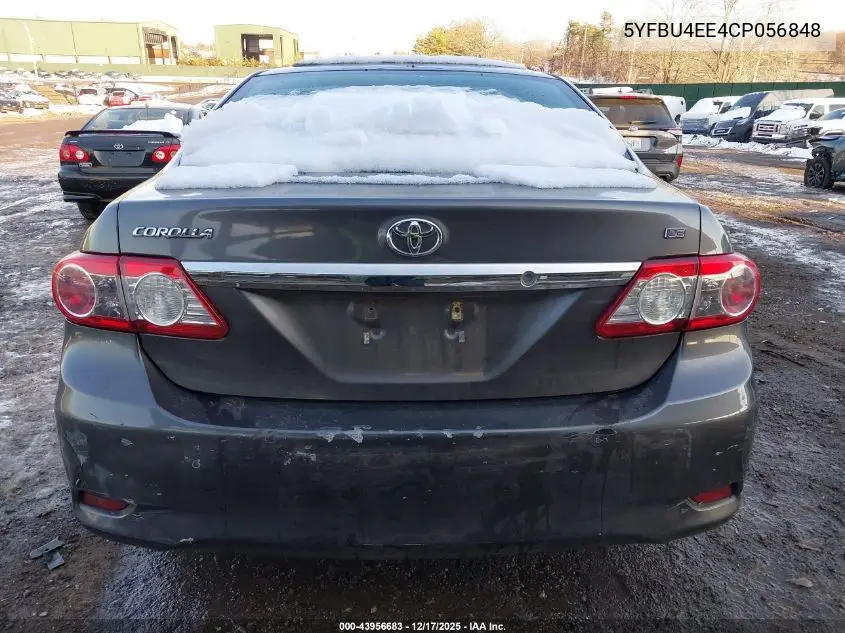 5YFBU4EE4CP056848 2012 Toyota Corolla Le