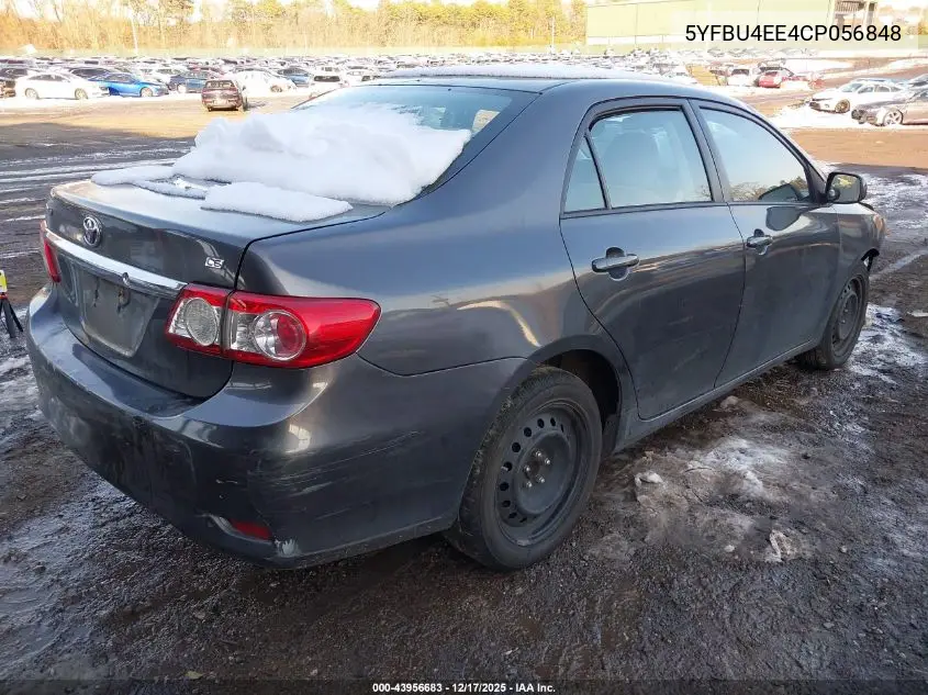 5YFBU4EE4CP056848 2012 Toyota Corolla Le
