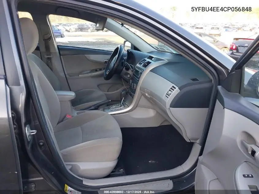 5YFBU4EE4CP056848 2012 Toyota Corolla Le